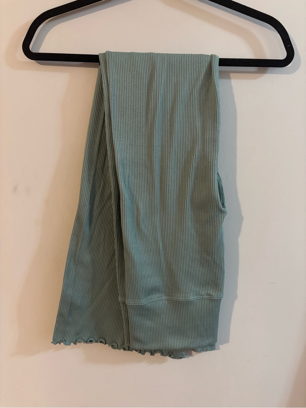 Yogalicious Ribbed Joggers in Sage Green